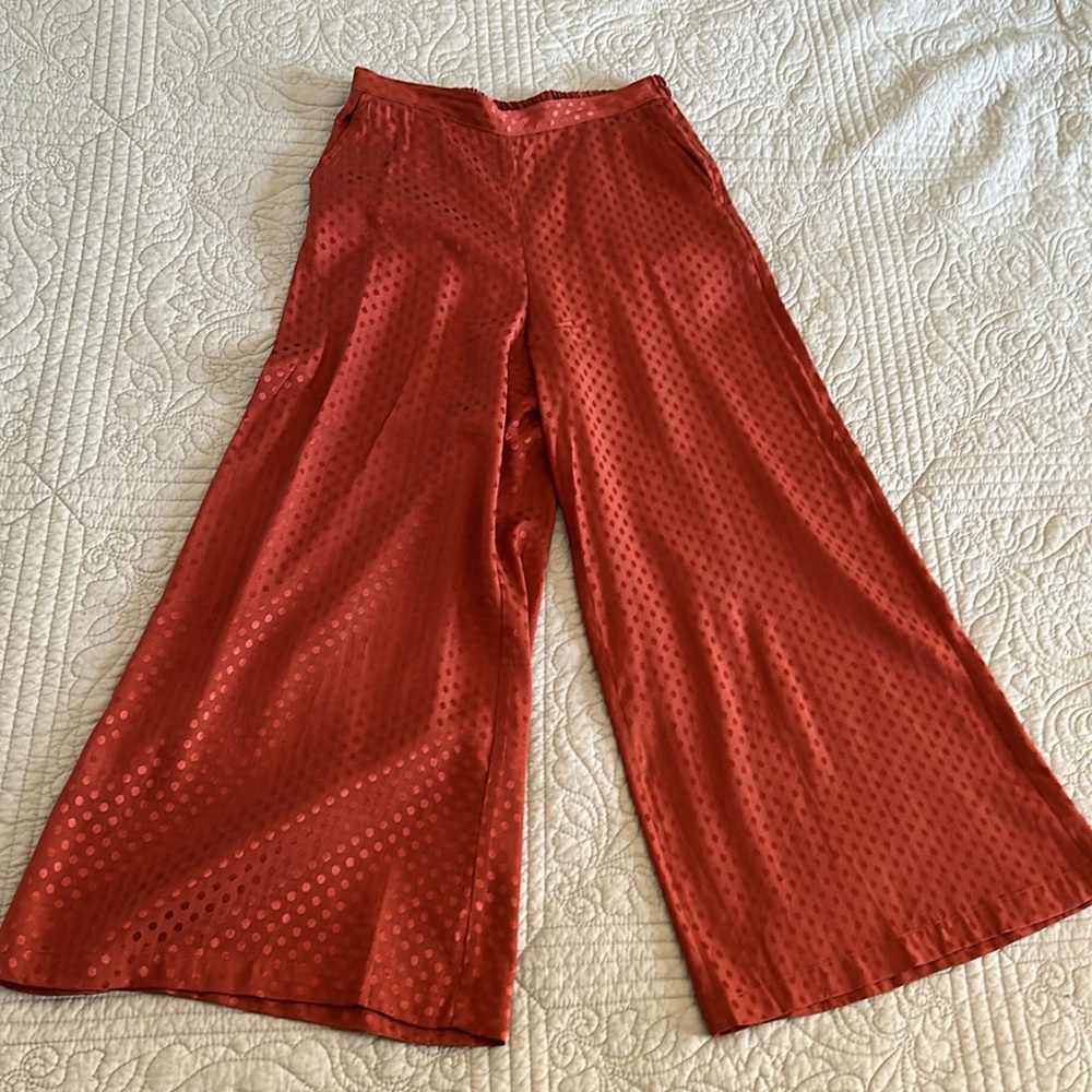Wide Leg Cropped Pants